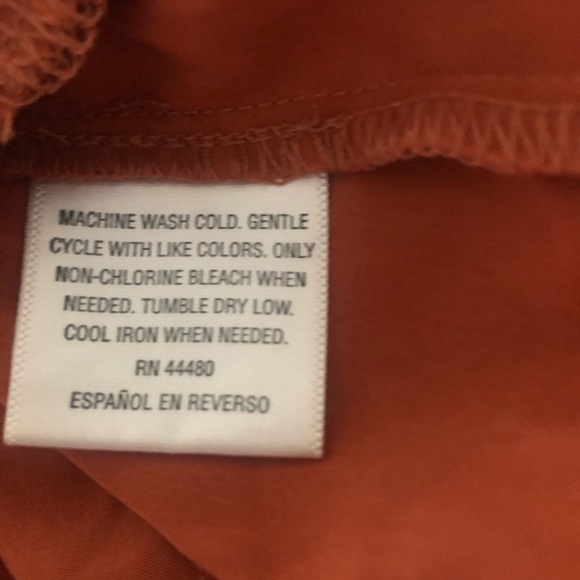 Women’s Bar III Orange Scalloped Shorts Small 🌻! - Picture 8 of 8